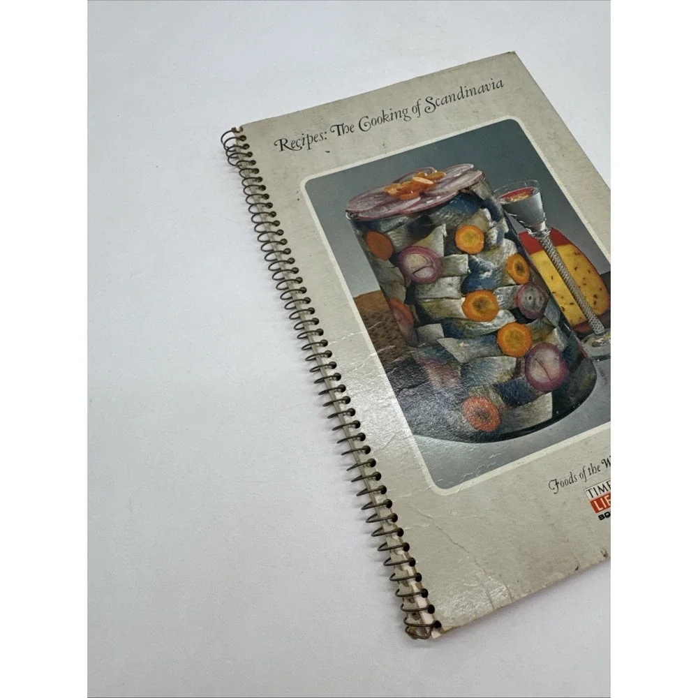 TIME LIFE  Foods of the World - The Cooking of Scandinavia Sprial Bound Vintage